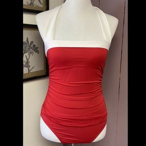 Ralph Lauren Bel Air Pinup Halter One-Piece